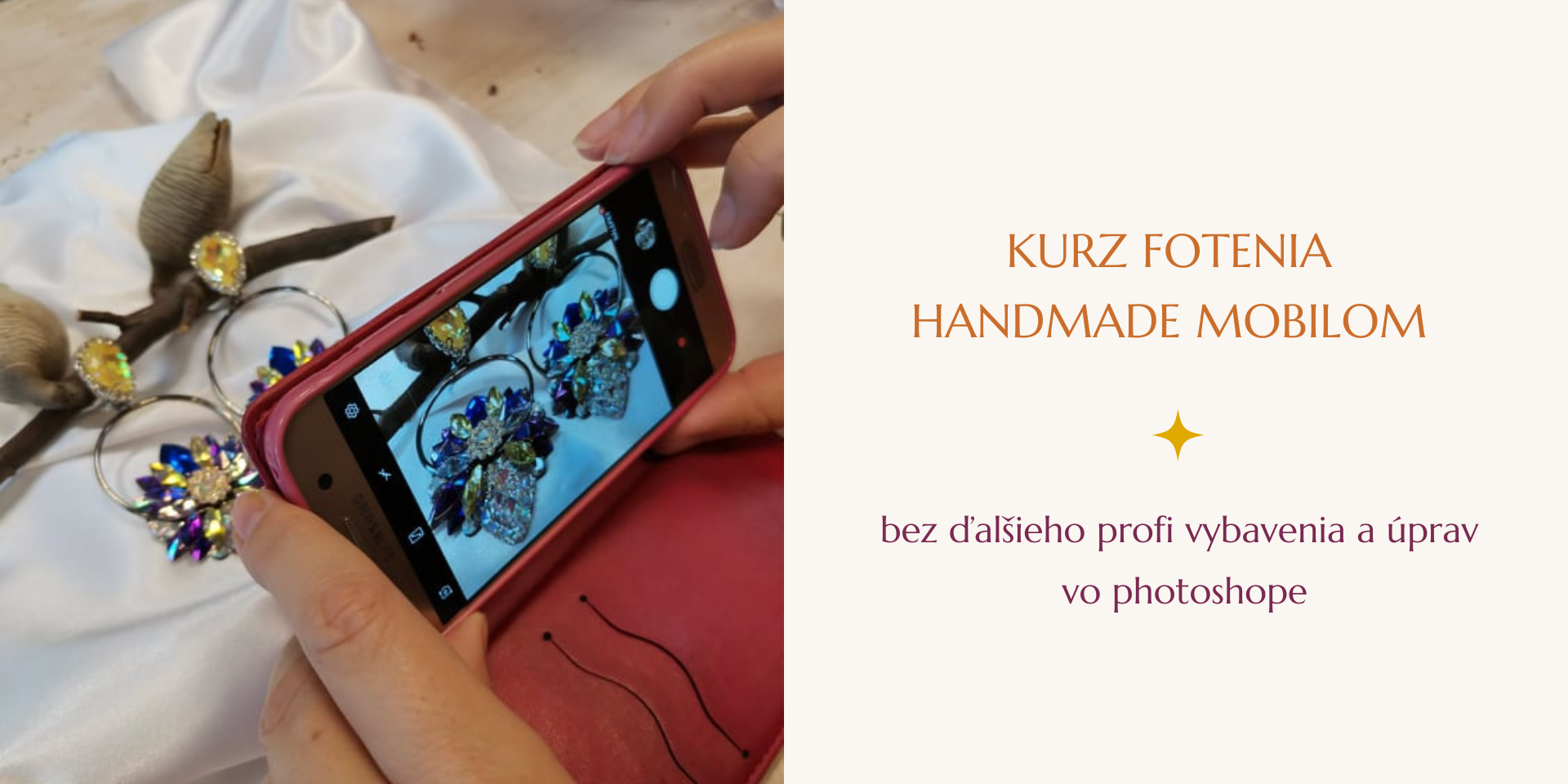 kurz fotenia handmade mobilom