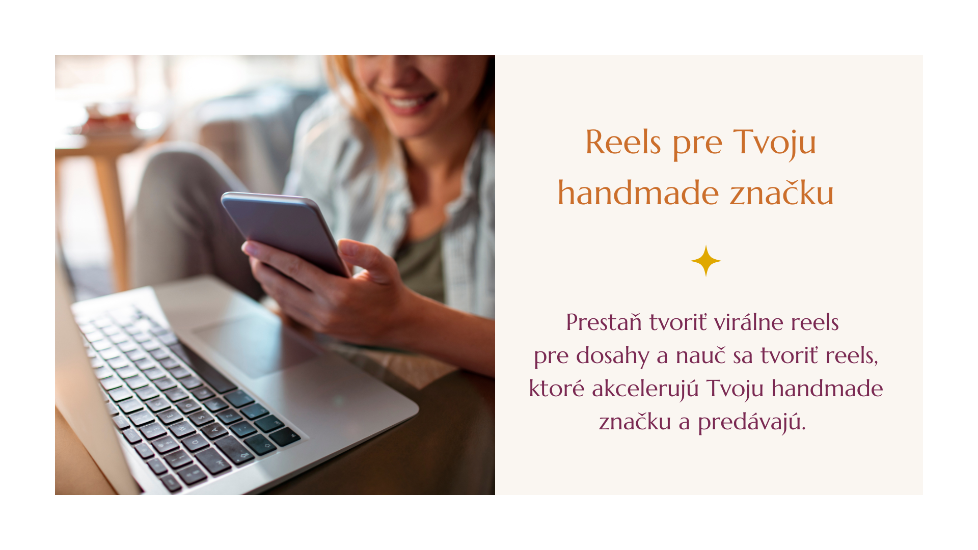 Reels pre Tvoju handmade značku